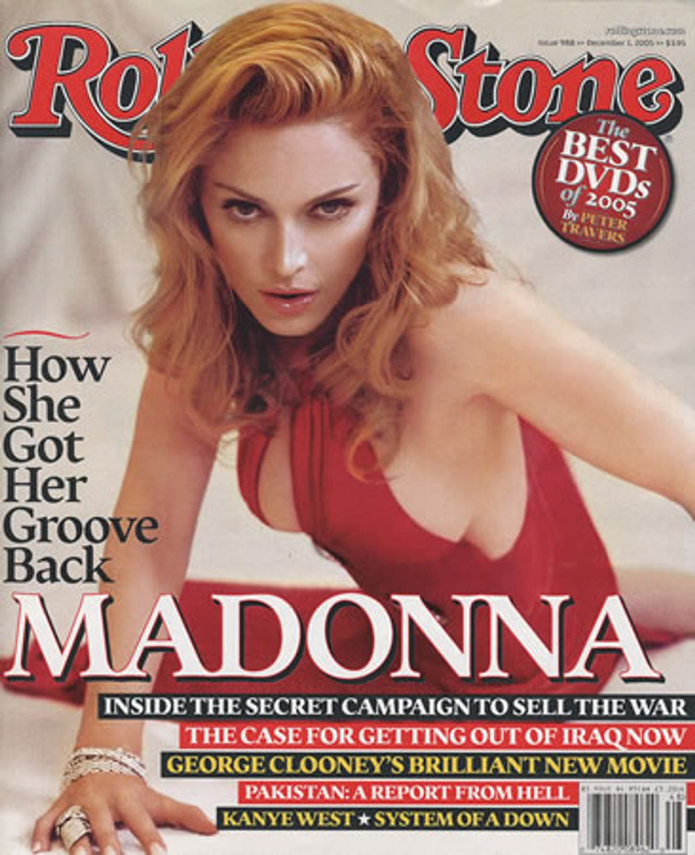 Madonna Rolling Stone - Issue 988 1st December US magazine ROLLING STONE MAGAZIN