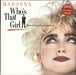 Madonna Who's That Girl - 140gram Vinyl - Sealed UK vinyl LP album (LP record) 603497860517