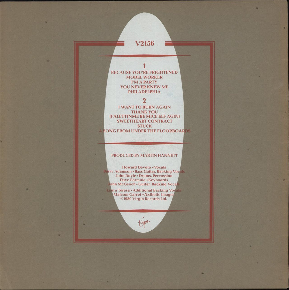 Magazine The Correct Use Of Soap UK vinyl LP album (LP record)