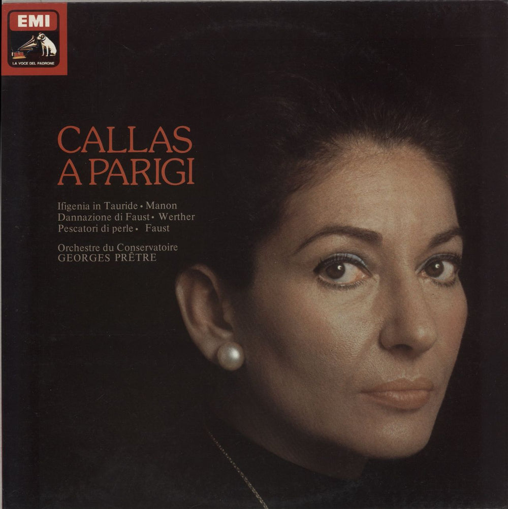 Maria Callas Callas A Parigi Italian vinyl LP album (LP record) 3C065-00578