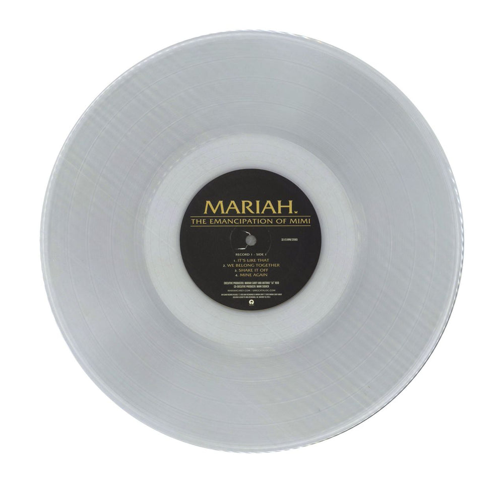 Mariah Carey The Emancipation Of Mimi - Clear Vinyl UK 2-LP vinyl record set (Double LP Album) CRY2LTH794167