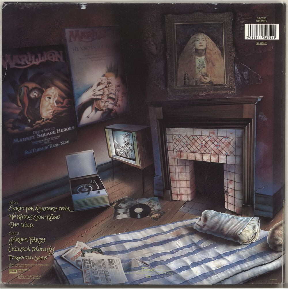 Marillion Script For A Jester's Tear UK vinyl LP album (LP record) 5099941323519