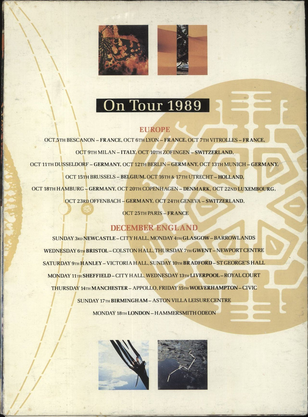 Marillion Seasons End - Autographed UK tour programme MARTRSE861997