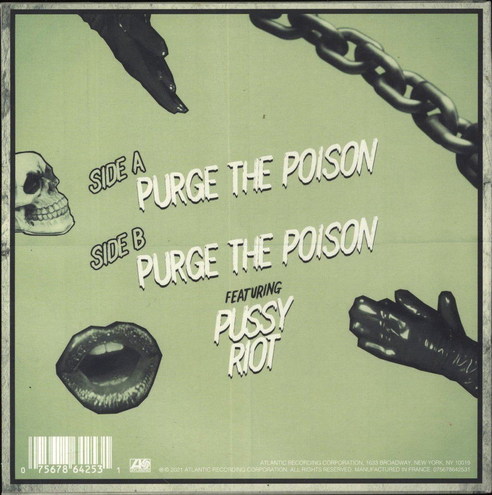 Marina & The Diamonds Purge The Poison - Glow In The Dark Vinyl UK 7" vinyl single (7 inch record / 45)