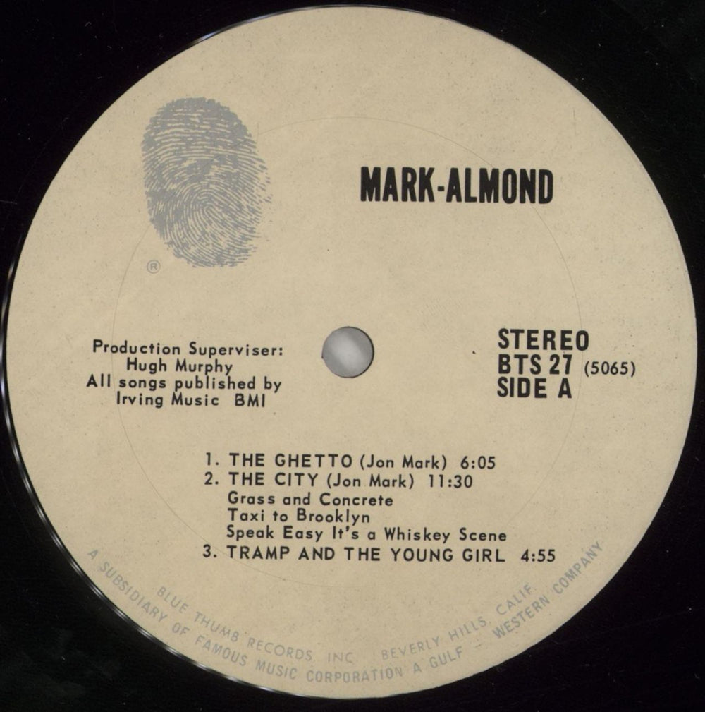 Mark-Almond Mark-Almond US vinyl LP album (LP record) MRALPMA864944