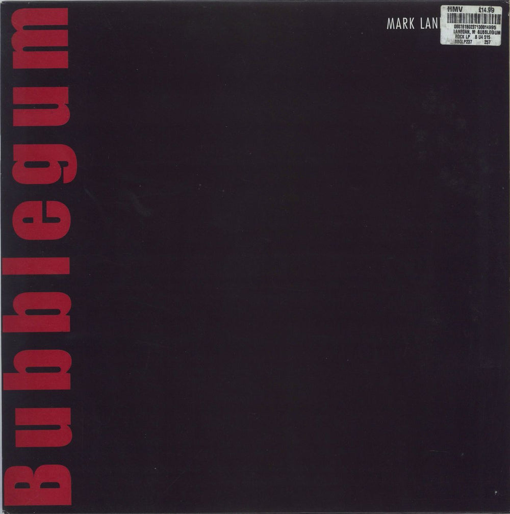 Mark Lanegan Bubblegum UK vinyl LP album (LP record) BBQLP237