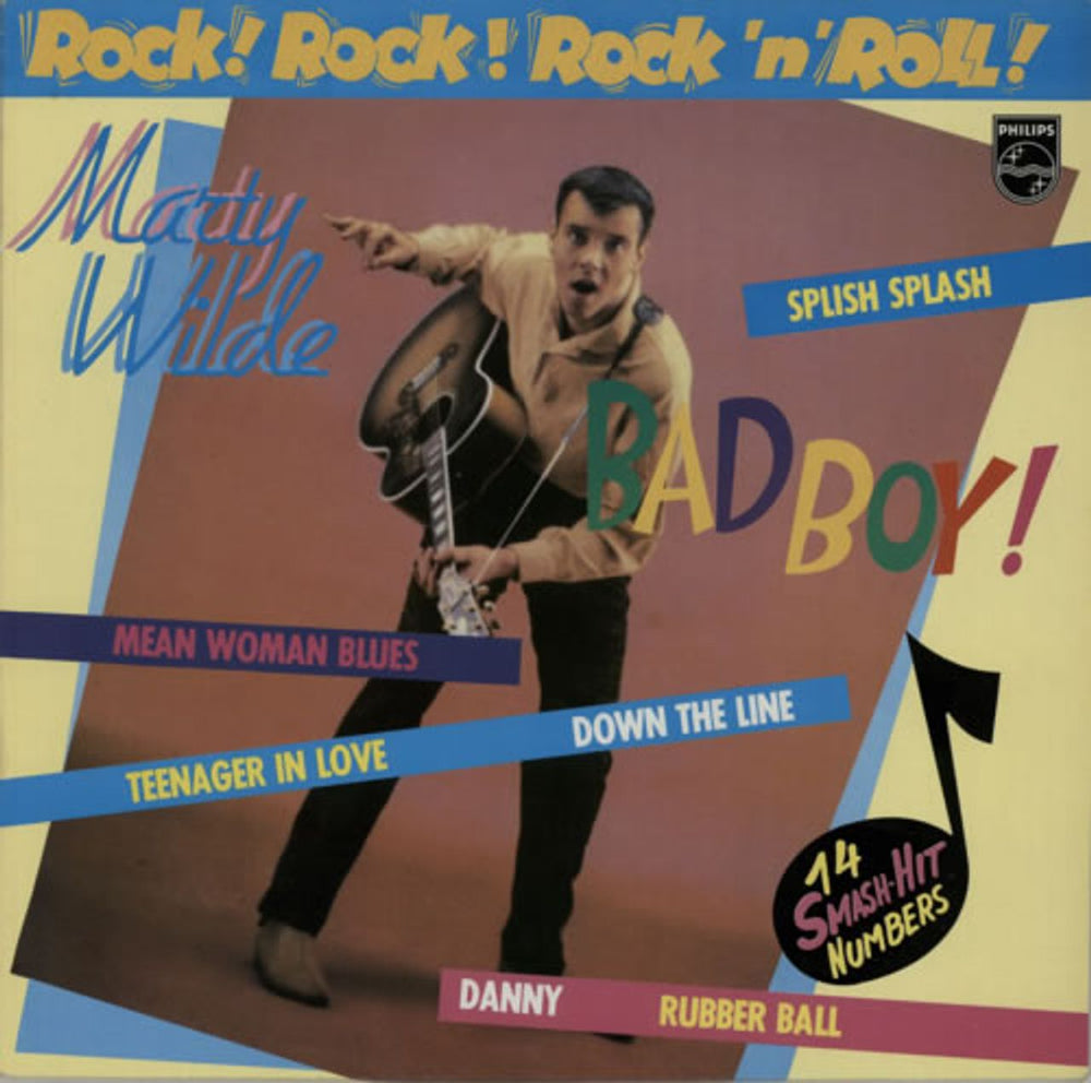 Marty Wilde Rock! Rock! Rock 'N' Roll! German vinyl LP album (LP record) 6381048