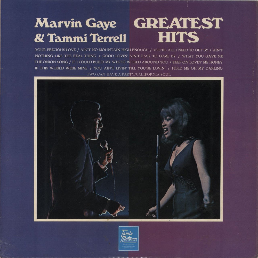Marvin Gaye & Tammi Terrell Greatest Hits - VG UK vinyl LP album (LP record) STML11153