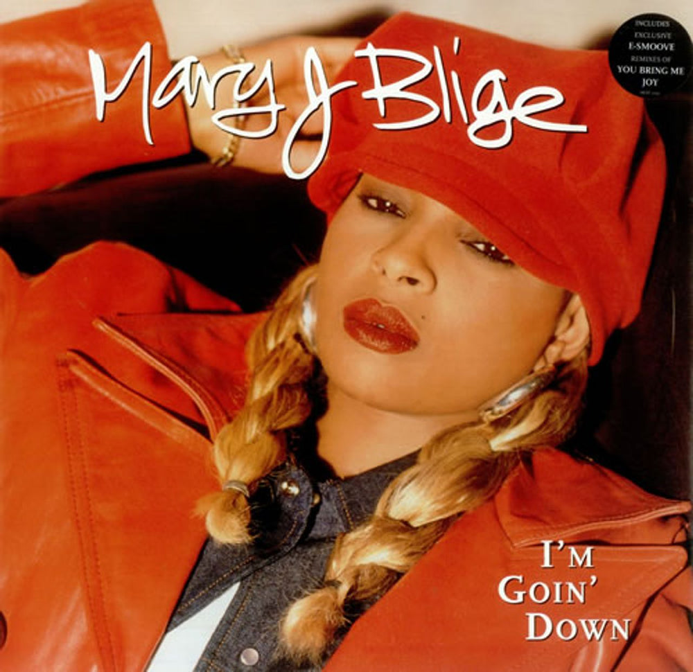 Mary J Blige I'm Going Down UK 12" vinyl single (12 inch record / Maxi-single) MCST2053