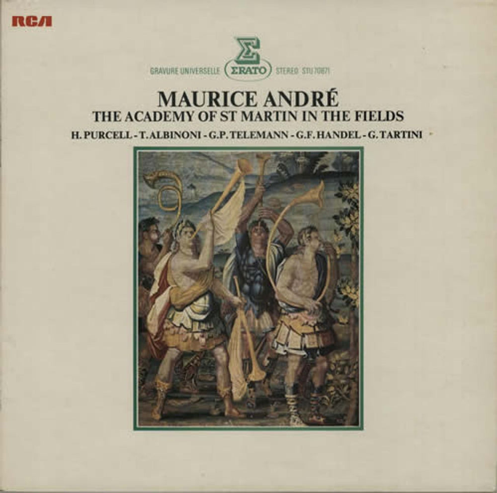 Maurice André Six Concertos For Trumpet UK vinyl LP album (LP record) STU70871