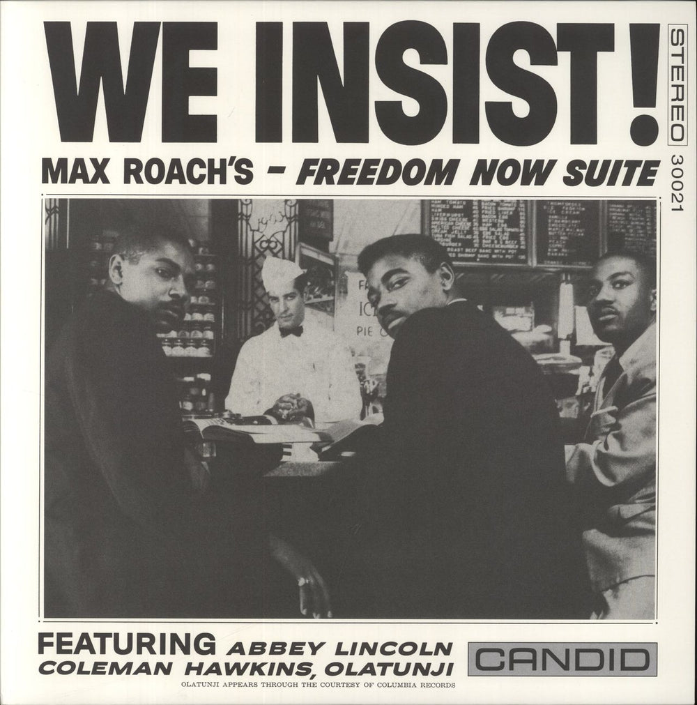 Max Roach We Insist! Max Roach's Freedom Now Suite - RSD 2022 - Clear Vinyl US vinyl LP album (LP record) CLP30021