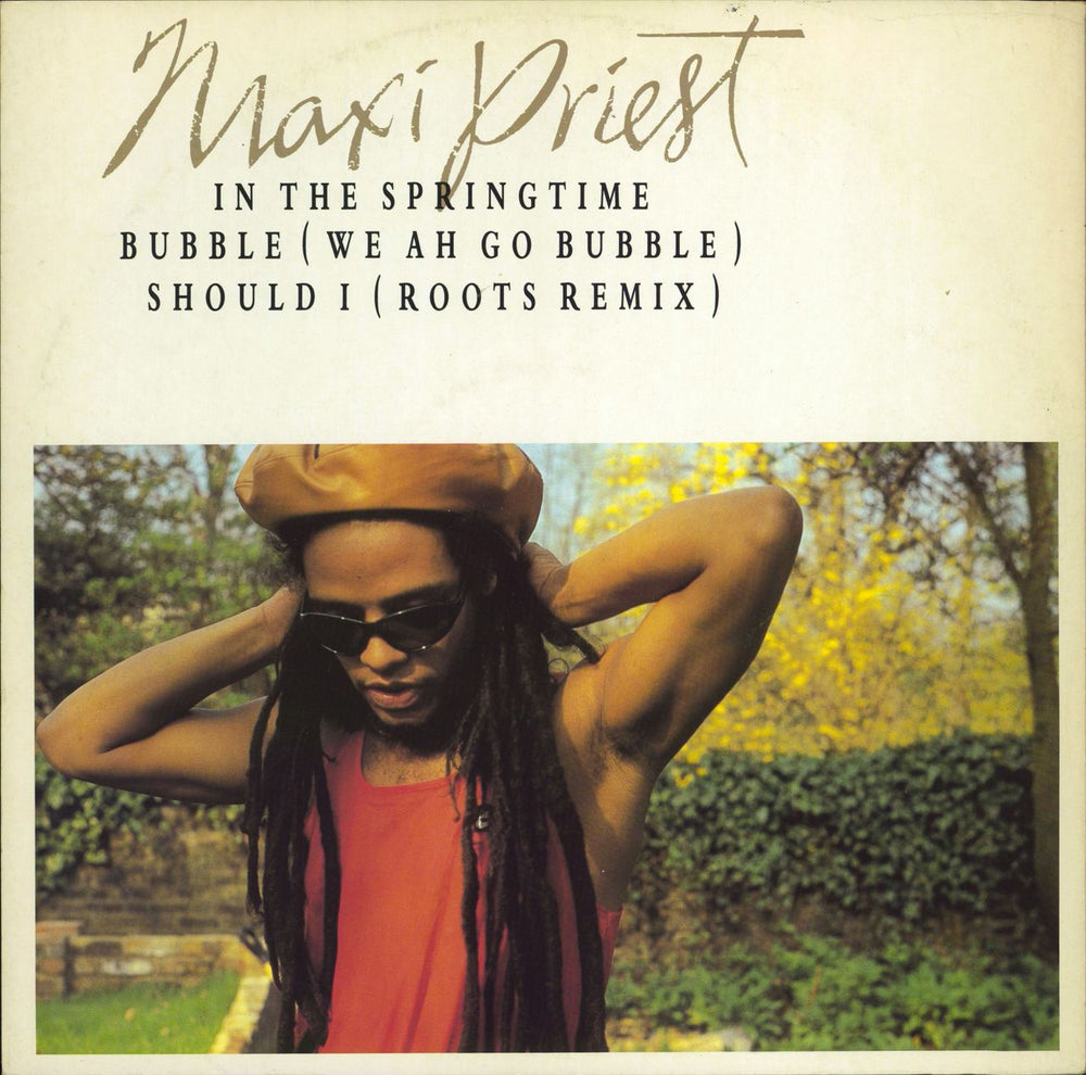 Maxi Priest Strollin' On UK 12" vinyl single (12 inch record / Maxi-single) TENT127