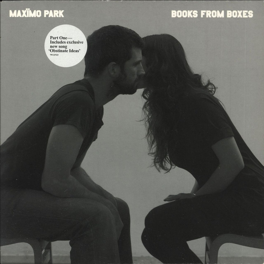 Maximo Park Books From Boxes - White Vinyl UK 7" vinyl single (7 inch record / 45) 7WAP223
