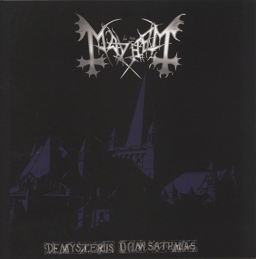 Mayhem De Mysteriis Dom Sathanas - Purple Vinyl UK vinyl LP album (LP record) BOBV048LP