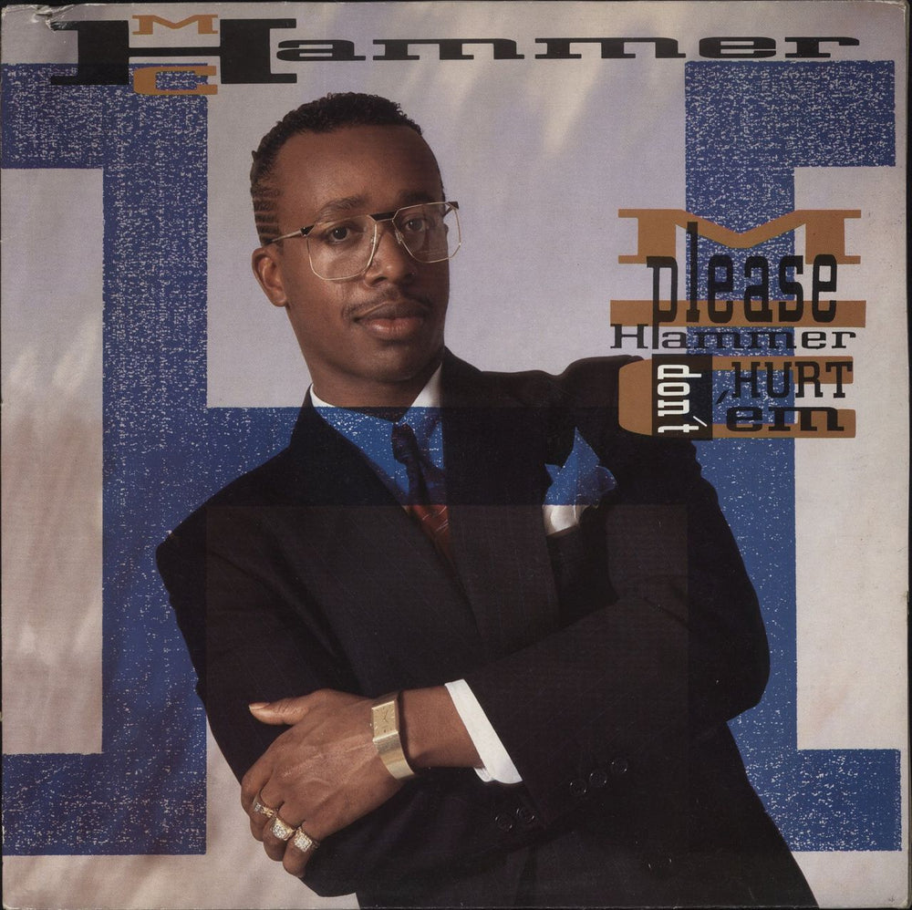 MC Hammer Please Hammer Don't Hurt 'Em UK vinyl LP album (LP record) EST2120
