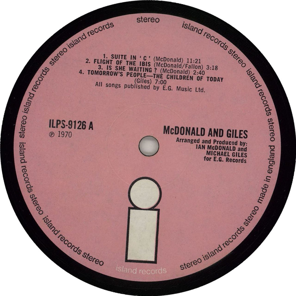 McDonald & Giles McDonald And Giles - 1st - VG/EX UK vinyl LP album (LP record)