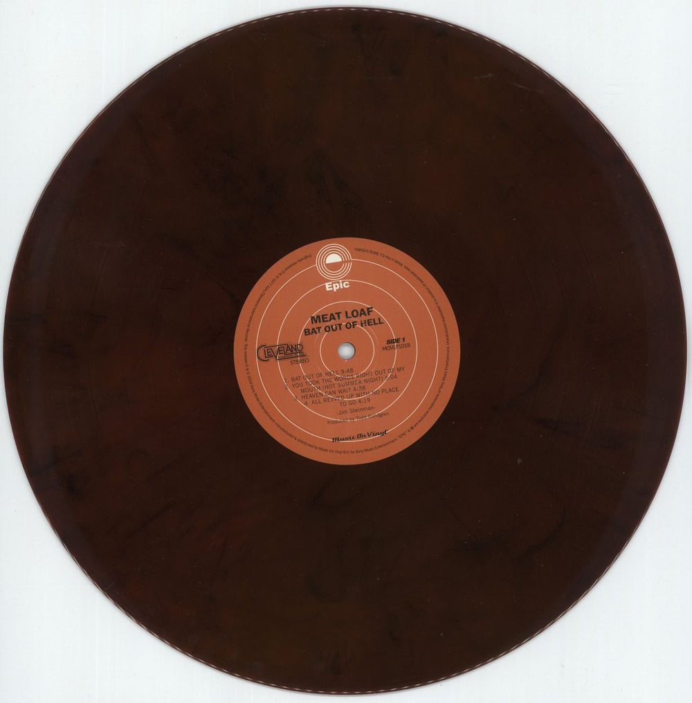 Meat Loaf Bat Out Of Hell - Red Vinyl Dutch vinyl LP album (LP record) MEALPBA868639