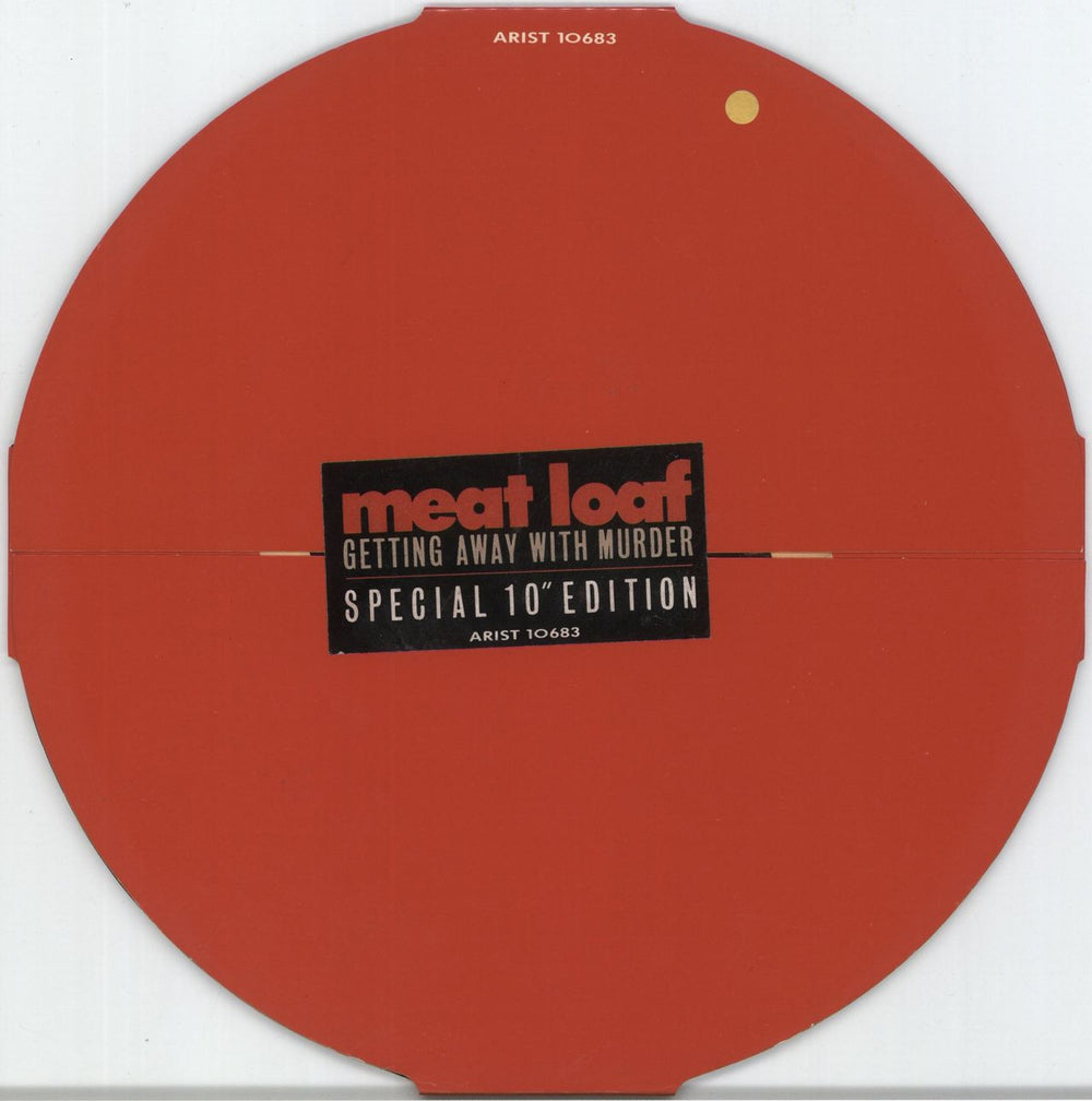 Meat Loaf Getting Away With Murder UK 10" vinyl single (10 inch record)