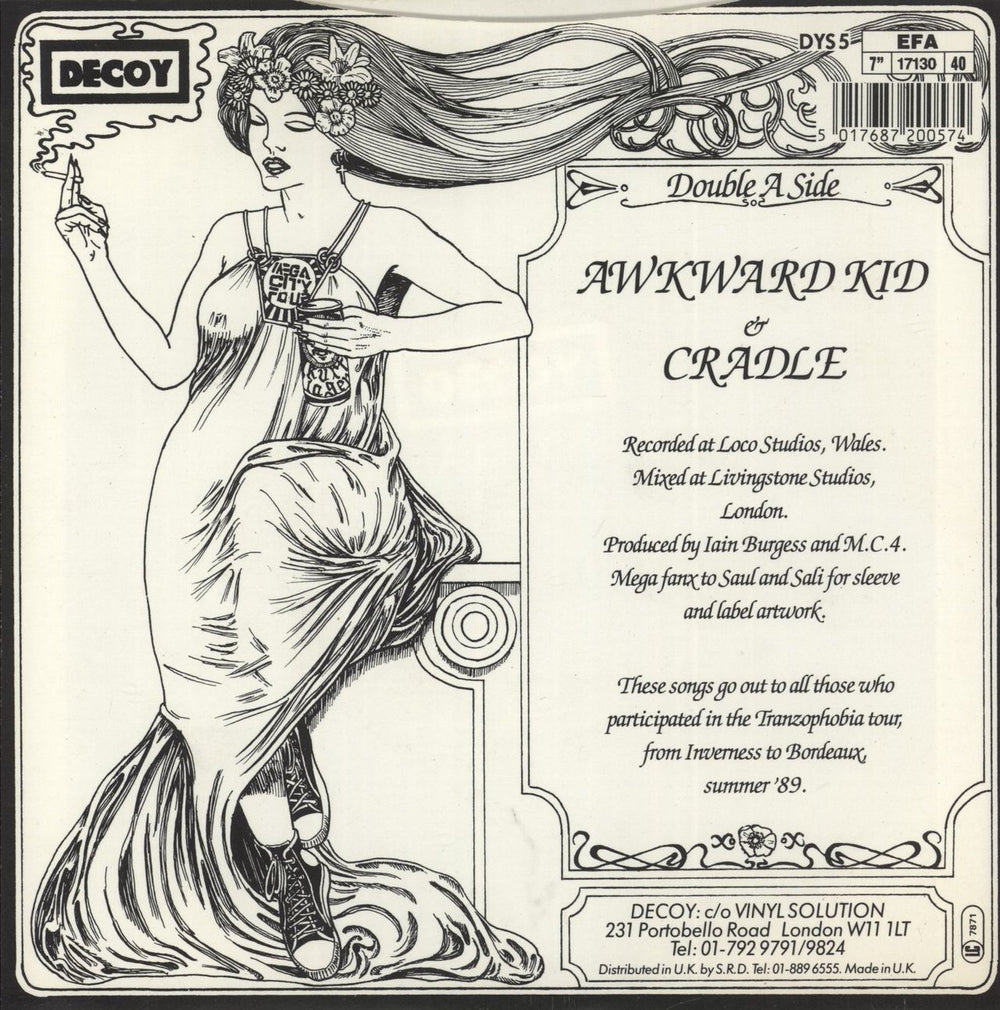 Mega City Four Awkward Kid UK 7" vinyl single (7 inch record / 45) 5017687200574