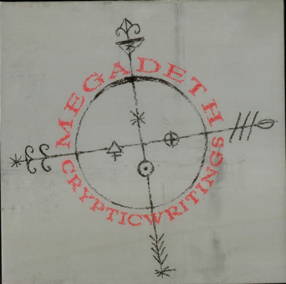 Megadeth Cryptic Writings UK vinyl LP album (LP record) EST2297