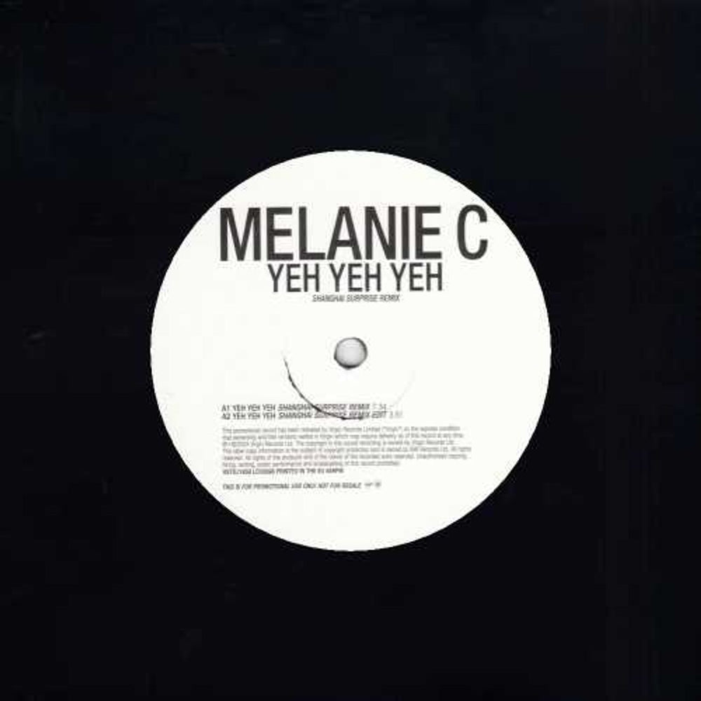 Melanie C Yeh Yeh Yeh UK Promo 12" vinyl single (12 inch record / Maxi-single) VSTDJ1858