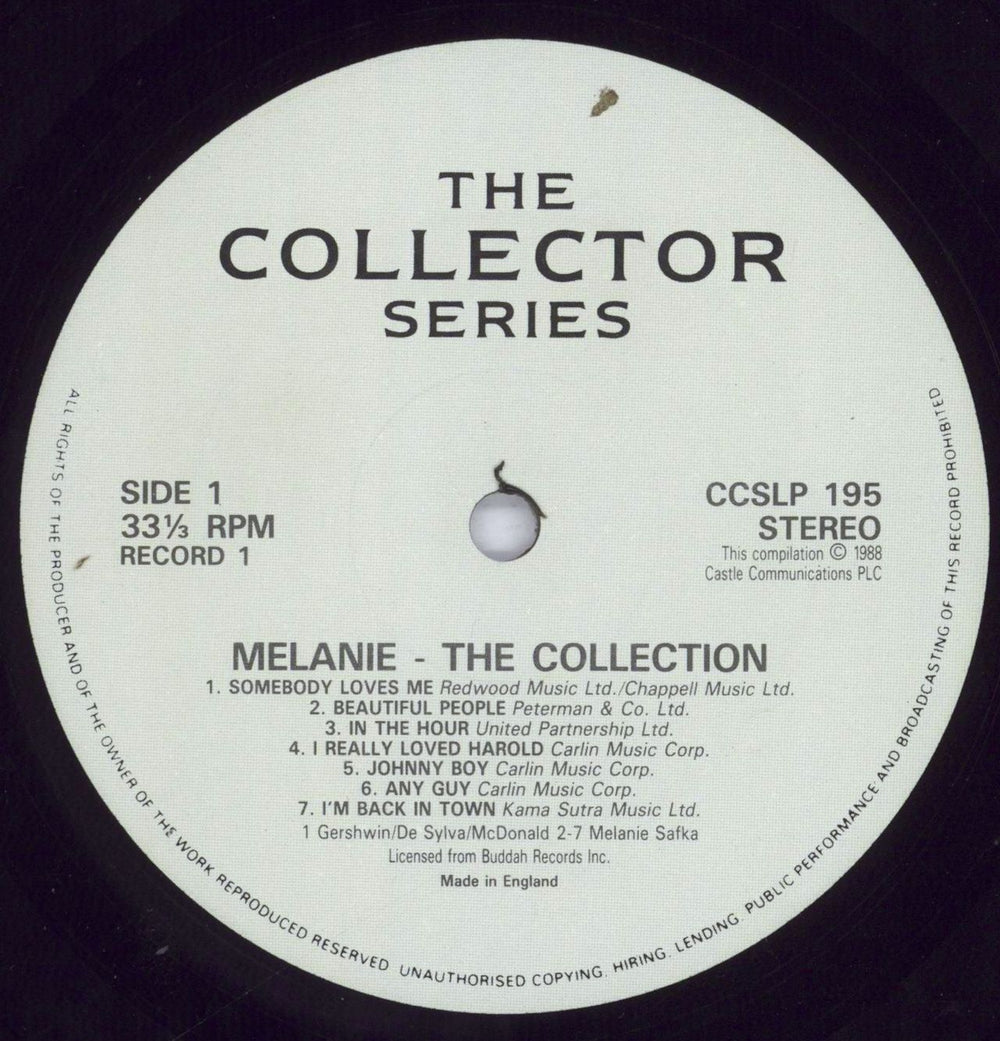 Melanie The Collection UK 2-LP vinyl record set (Double LP Album) MLA2LTH831359