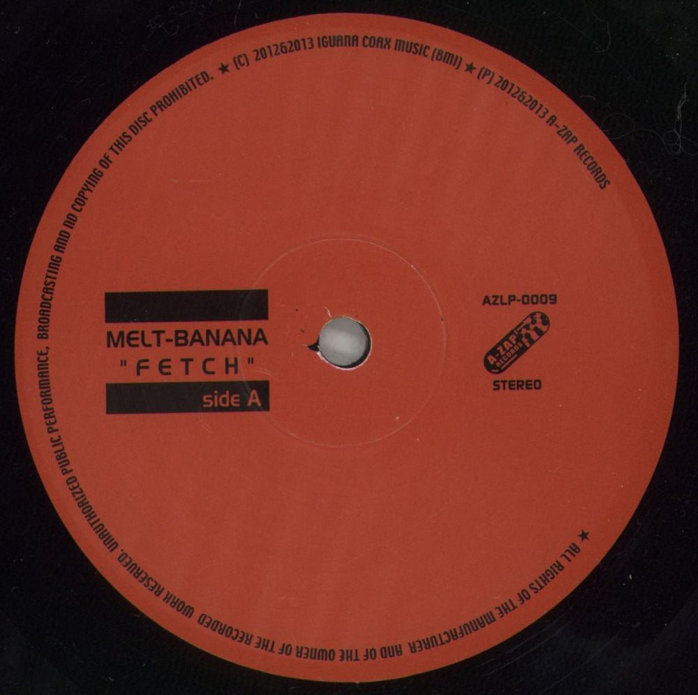 Melt Banana Fetch Japanese vinyl LP album (LP record) 14LLPFE878191