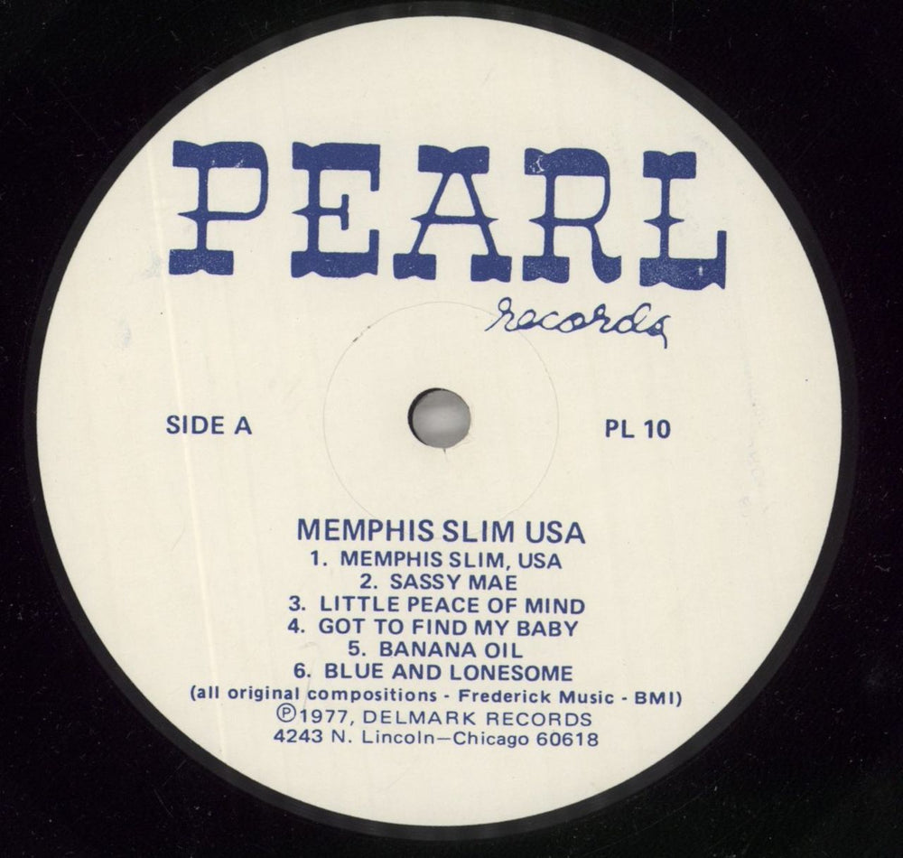 Memphis Slim U.S.A US vinyl LP album (LP record) MEMLPUS862493