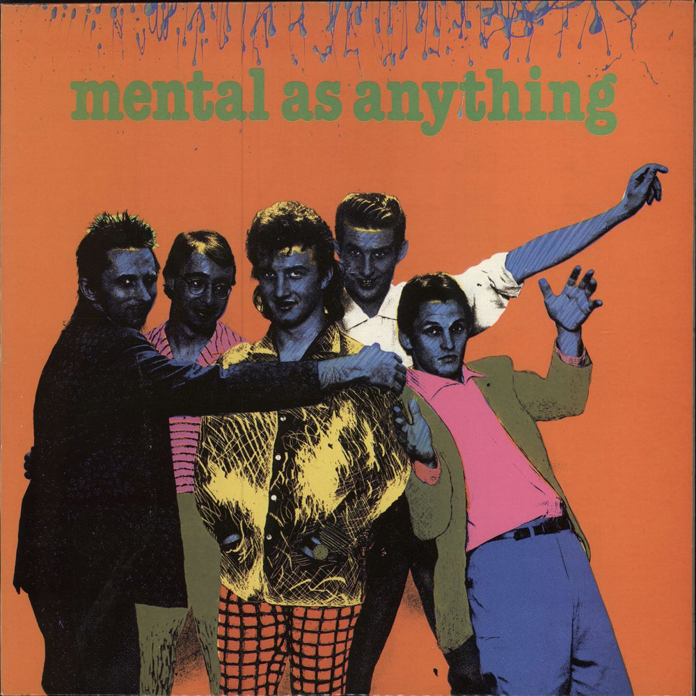 Mental As Anything Mental As Anything UK vinyl LP album (LP record) V2148