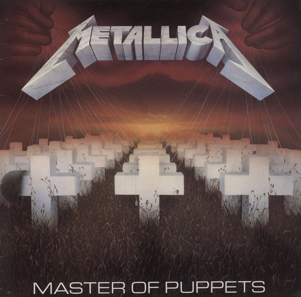 Metallica Master Of Puppets - Barcoded + Insert UK vinyl LP album (LP record) MFN60