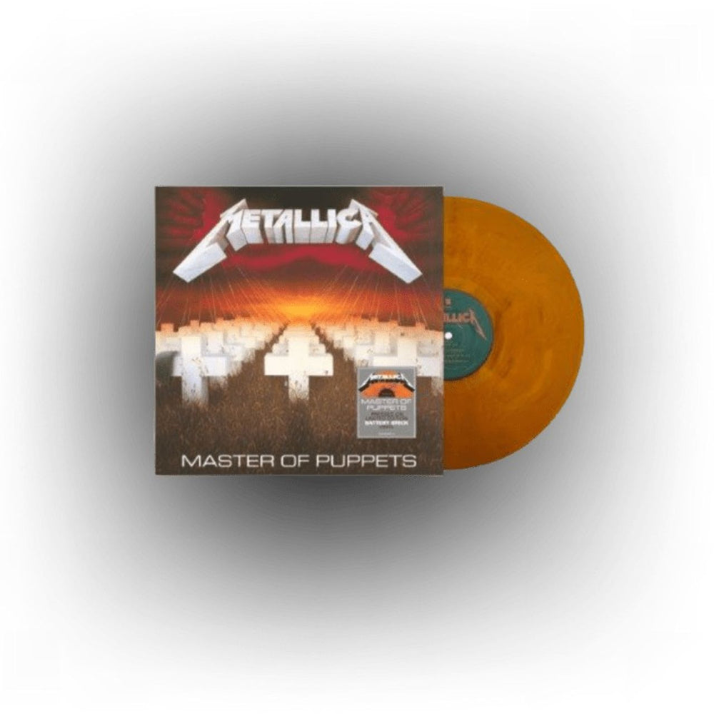 Metallica Master Of Puppets - Battery Brick Coloured Vinyl 