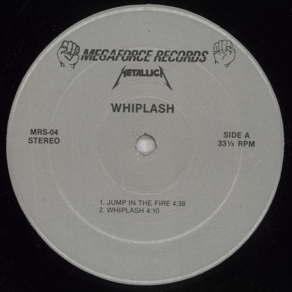 Metallica Whiplash - 1st Black Vinyl - EX US 12" vinyl single (12 inch record / Maxi-single) MET12WH29930
