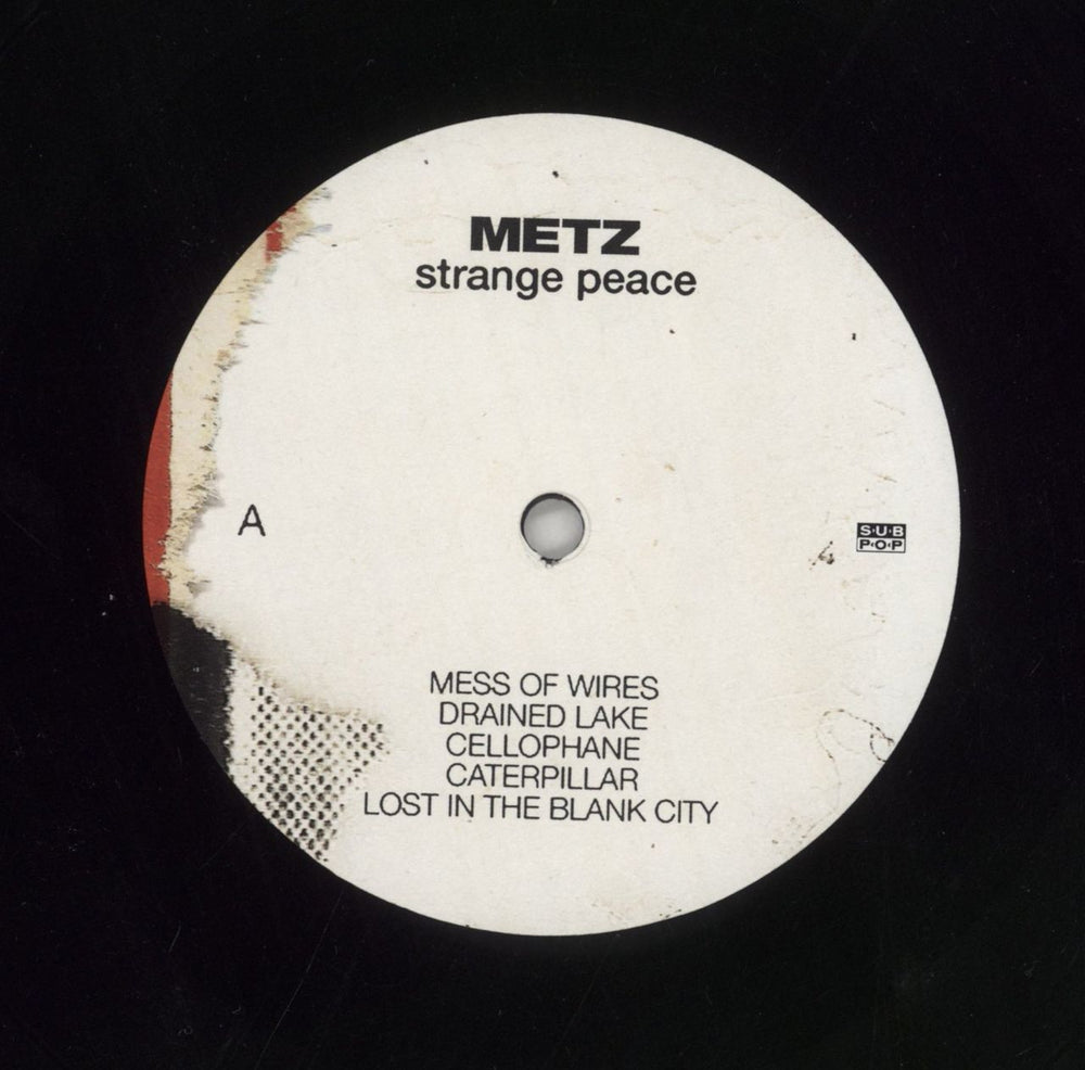 Metz Strange Peace UK vinyl LP album (LP record) 2VWLPST859048
