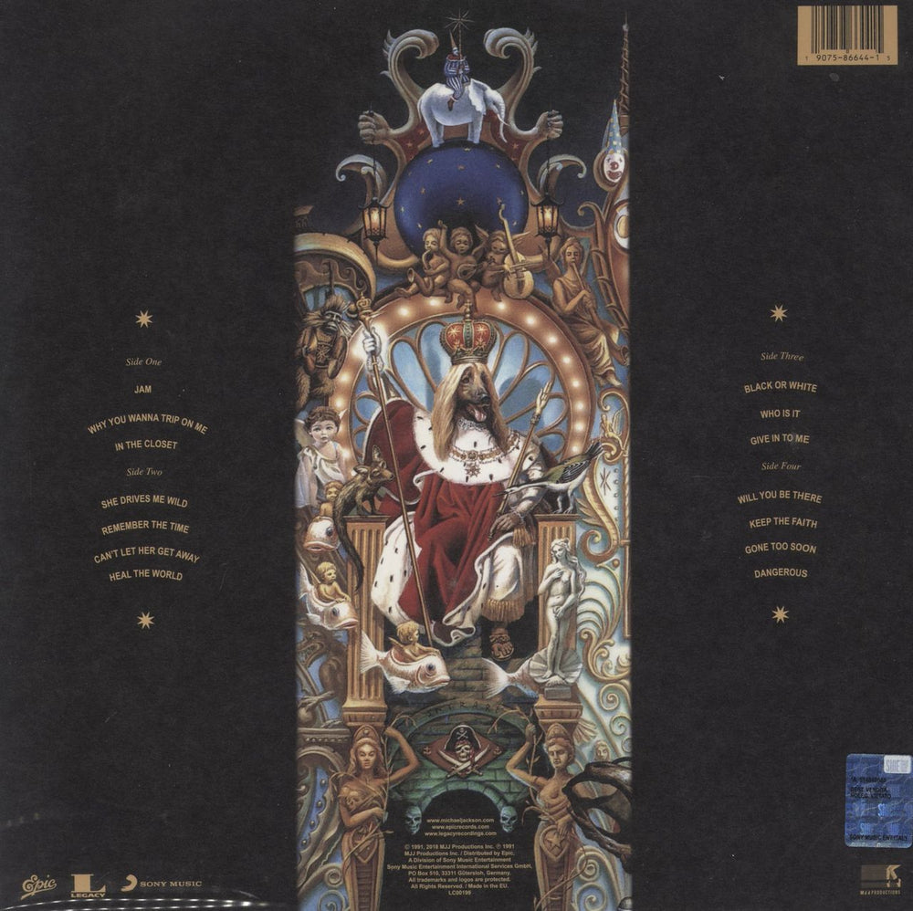 Michael Jackson Dangerous - Picture Disc Edition UK picture disc LP (vinyl picture disc album) 190758664415