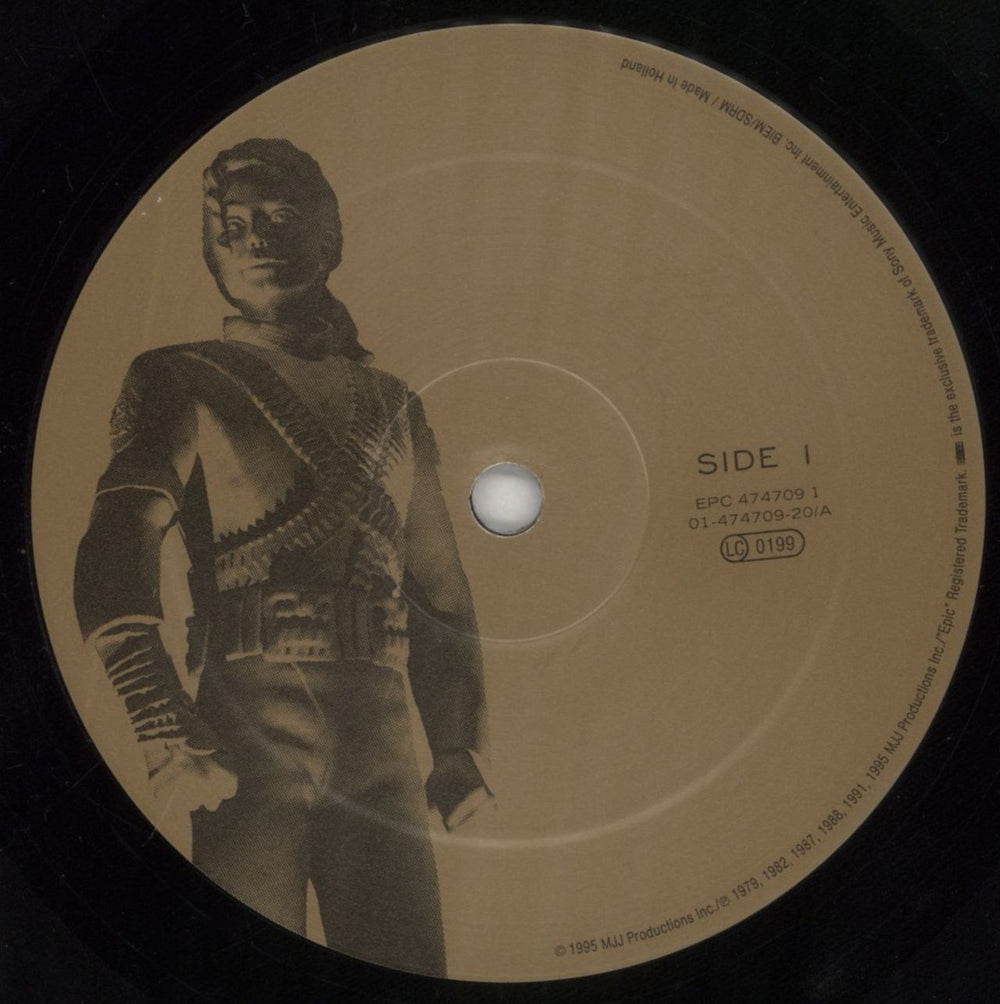 Michael Jackson History - Past, Present And Future Book 1 - Complete Dutch 3-LP vinyl record set (Triple LP Album) M-J3LHI862911