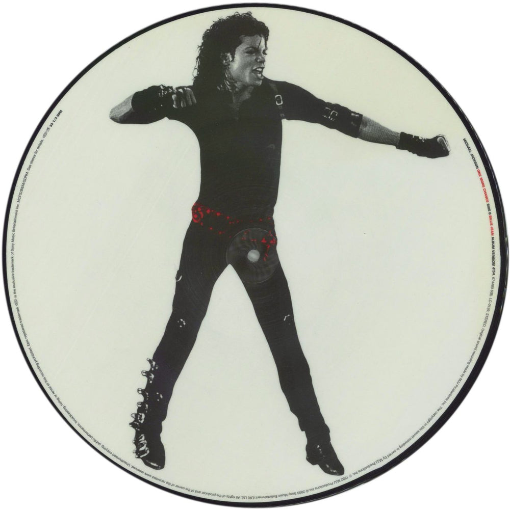 Michael Jackson One More Chance UK 12" vinyl picture disc (12 inch picture record) 6748809