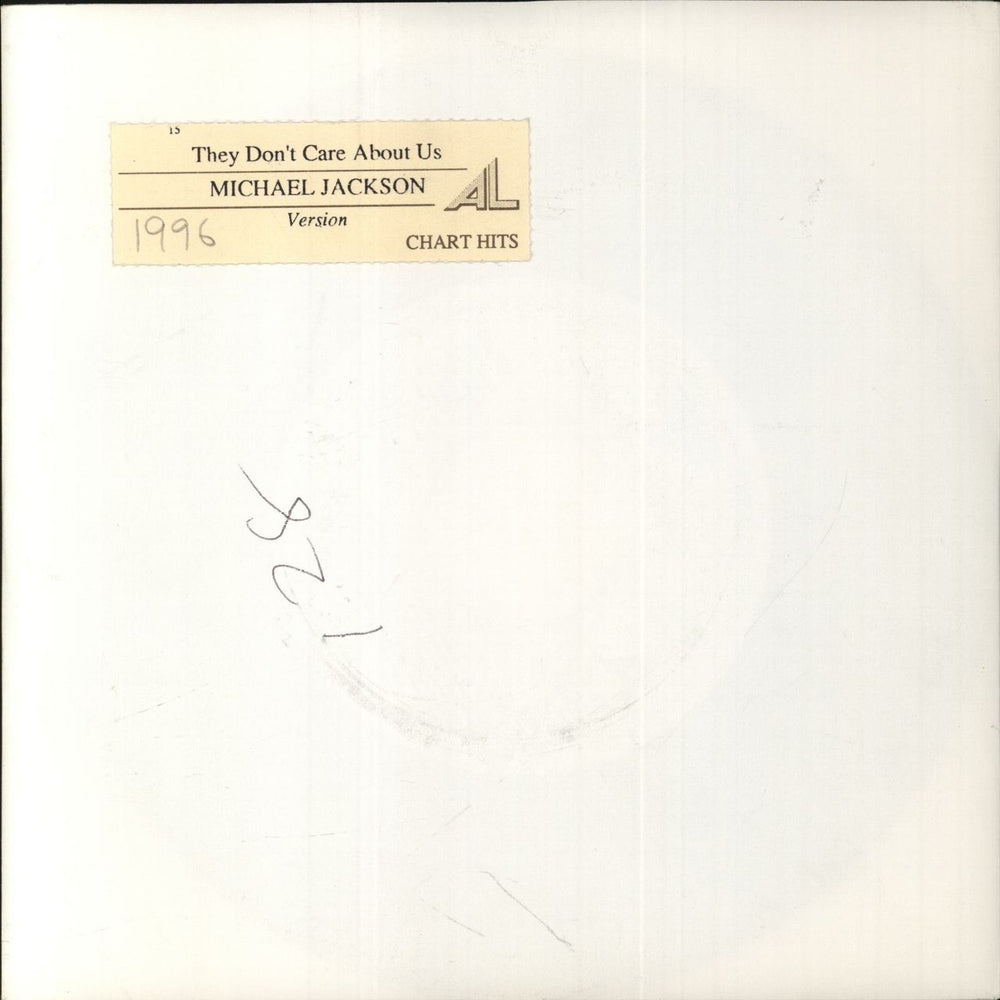 Michael Jackson They Don't Care About Us UK 7" vinyl single (7 inch record / 45) 6629507
