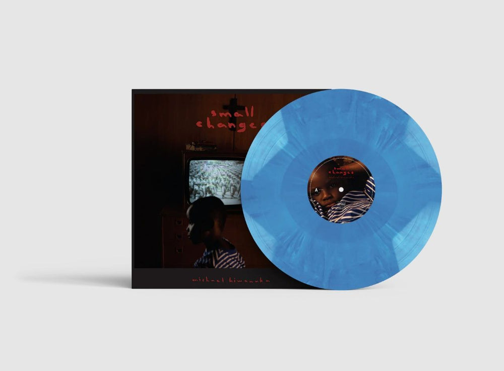 Michael Kiwanuka Small Changes: Webstore Exclusive - Blue Marbled Vinyl - Sealed UK vinyl LP album (LP record) OJCLPSM858443