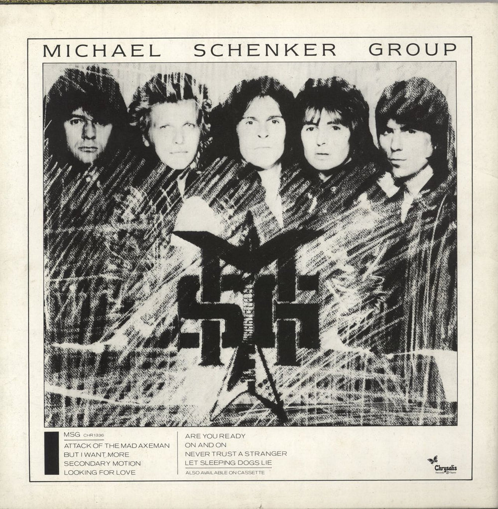 Michael Schenker Group On The Rack Tour 1981 UK tour programme