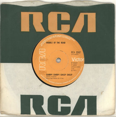 Middle Of The Road Chirpy Chirpy Cheep Cheep - solid UK 7" vinyl single (7 inch record / 45) RCA2047