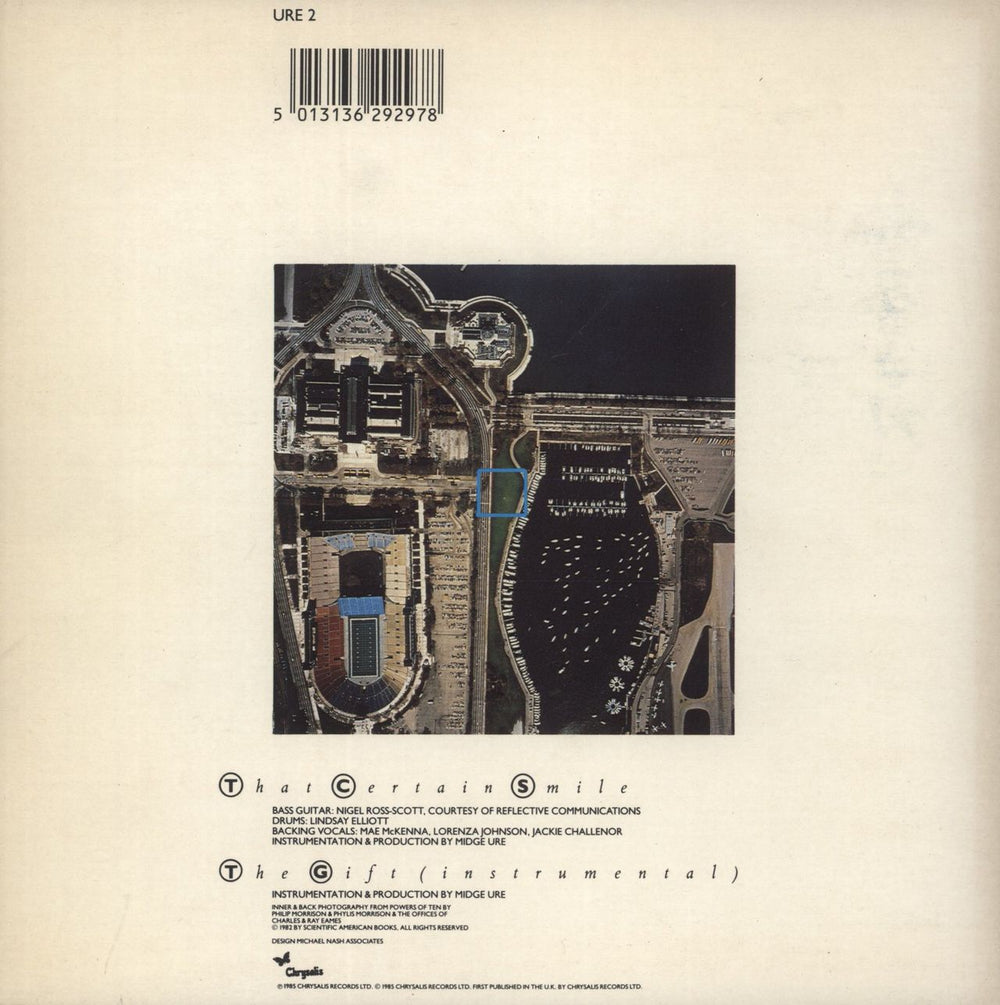 Midge Ure That Uncertain Smile - Clear Vinyl UK 7" vinyl single (7 inch record / 45) 5013136292978