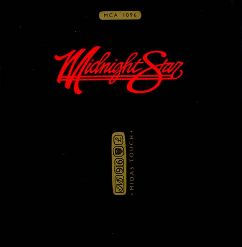 Midnight Star Midas Touch UK 7" vinyl single (7 inch record / 45) MCA1096