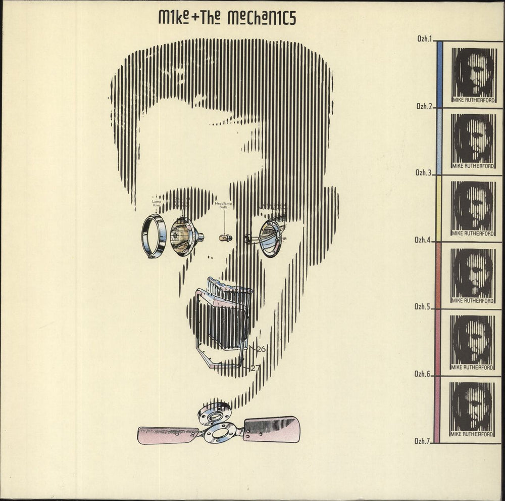 Mike & The Mechanics Mike + The Mechanics UK vinyl LP album (LP record) WX49