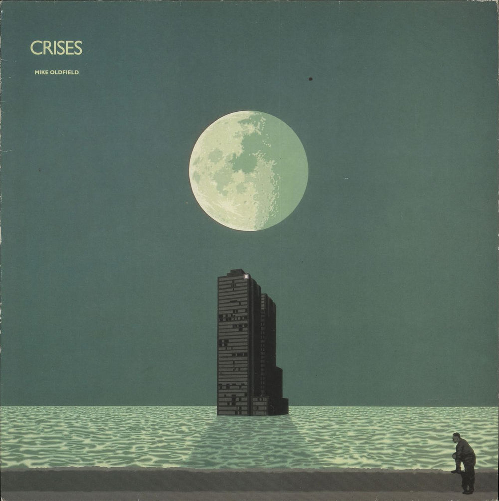 Mike Oldfield Crises - EX UK vinyl LP album (LP record) V2262