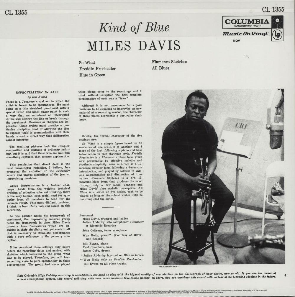 Miles Davis Kind Of Blue - Mono - 180 Gram Vinyl - Sealed UK vinyl LP album (LP record) 8718469534517