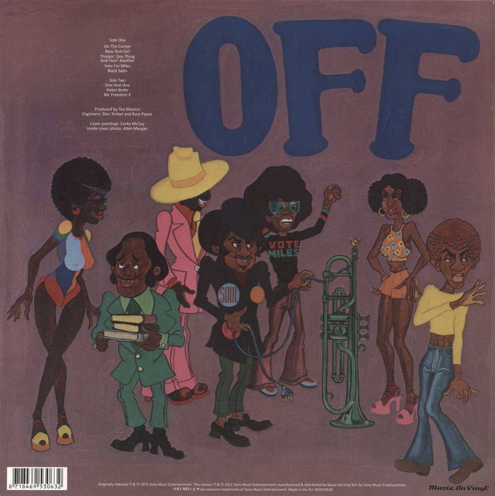 Miles Davis On The Corner UK vinyl LP album (LP record) 8718469530632