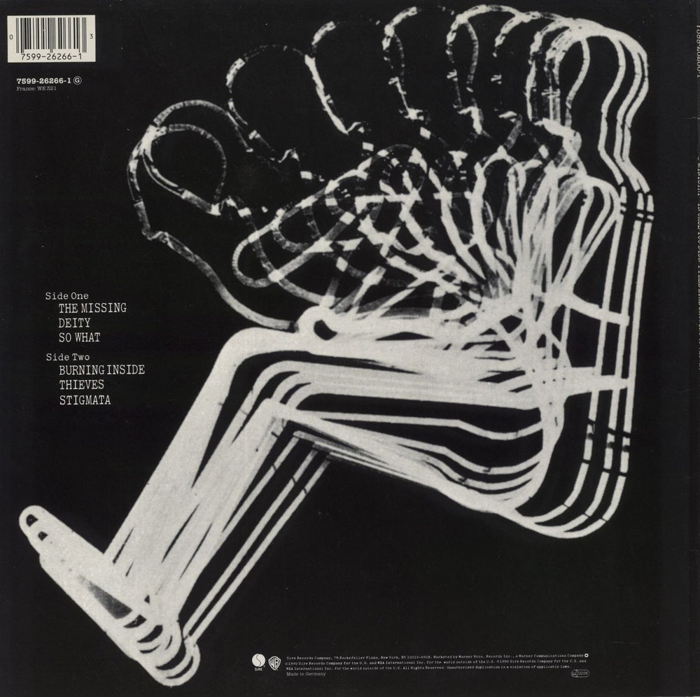 Ministry In Case You Didn't Feel Like Showing Up German vinyl LP album (LP record) 075992626613