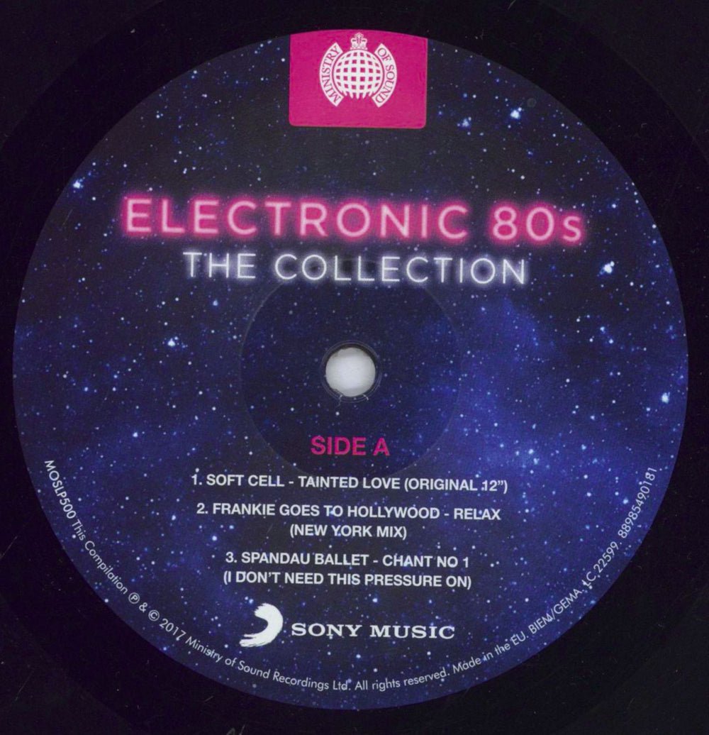 Ministry Of Sound Electronic 80s [The Collection] UK 2-LP vinyl record set (Double LP Album) MIZ2LEL830237