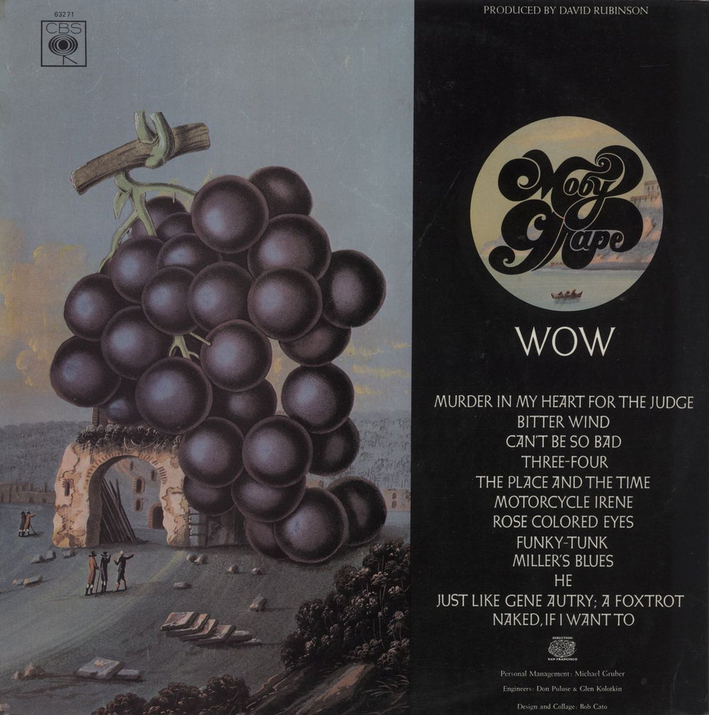 Moby Grape Wow - 1st - VG UK vinyl LP album (LP record) 63271
