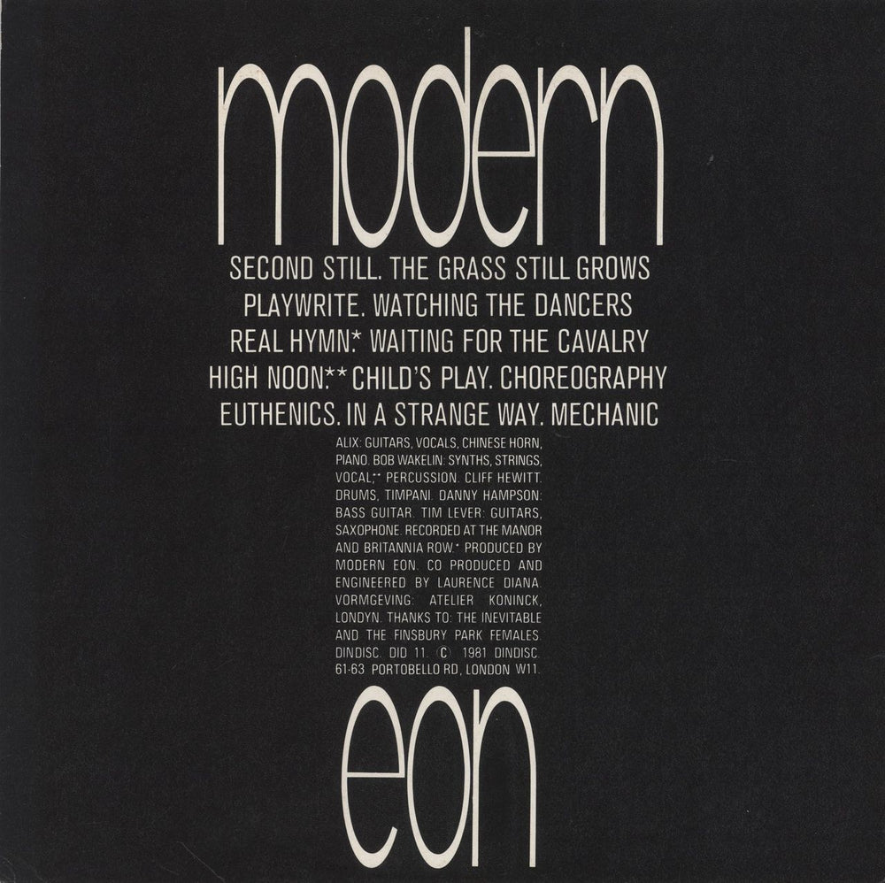 Modern Eon Fiction Tales - EX UK vinyl LP album (LP record)